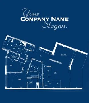 House plan Иллюстрация