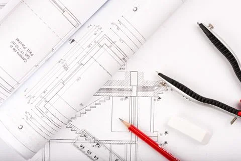 House plan Stock Photos