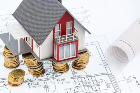 House plan on Stock-Fotos