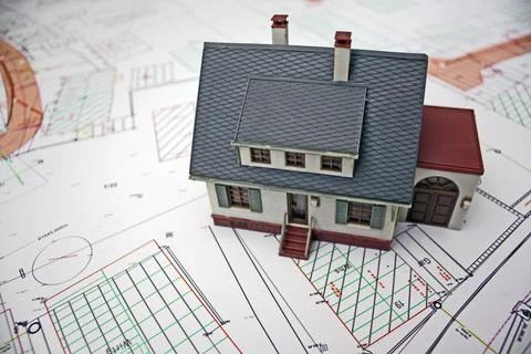 House planning background Foto stock