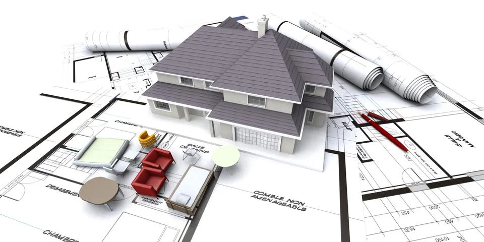 House planning Stock Illustration