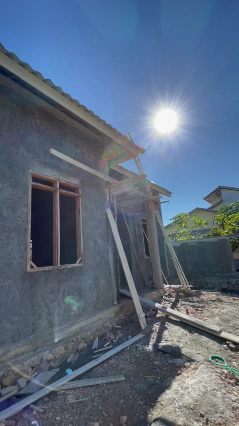 House plaster Stock Footage 243081159