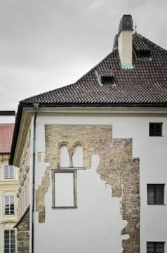 House in Prague Stock Photos