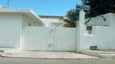 HOUSE IN  PROGRESO LIFE IN MERIDA YUCATAN MEXICO. PROGRESO YUCATAN JANUARY Stock Footage 100799251