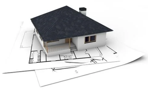 House project Stock Illustration