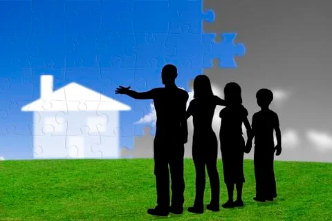 House project Stock Illustration