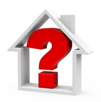 House questions Stock Illustration