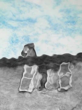 House reflection Foto stock