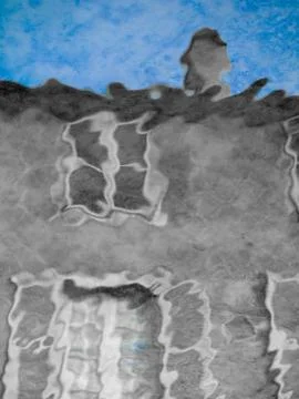 House reflection 写真素材