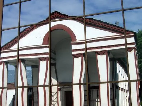 The house reflection Stock Photos