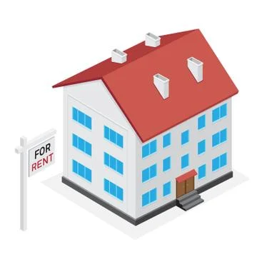 House for rent Stock Illustration