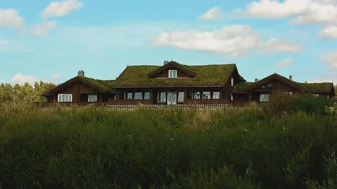 House by the river Stock-Footage 100809465