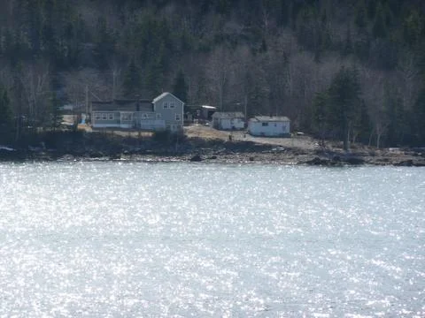 House by the River Stock Photos