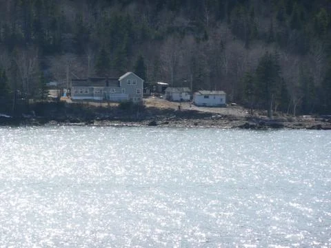 House by the River Stock Photos