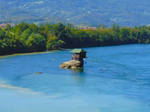 House on a river Stock Photos
