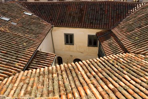 House roofs Stock Photos