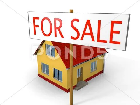 House for sale Stock Illustration