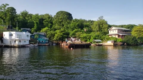 House on the sea Stock Footage 166933377