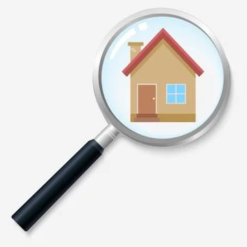 House Search Stock Illustration