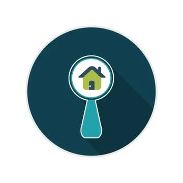 House Search Stock Illustration