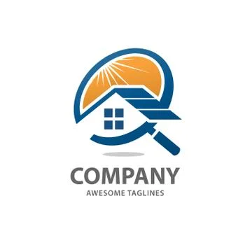 House search logo vector Stock Illustration