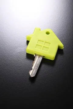 House shape key ring Stock Photos