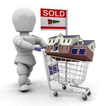House shopping Stock Illustration