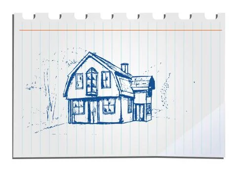 House sketch Stock Illustration