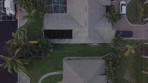 House from Sky Stock Footage 81495657