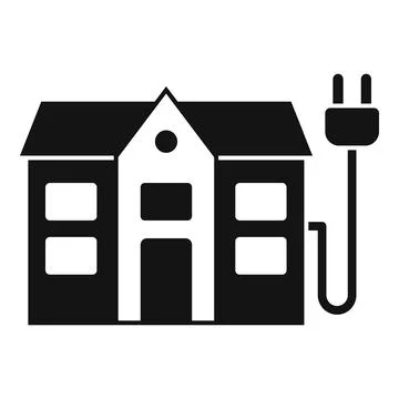 House smart consumption icon simple vector. Money care Stock Illustration