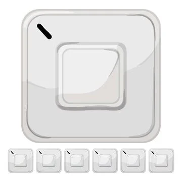 House smoke detector cartoon vector graphic Stock Illustration