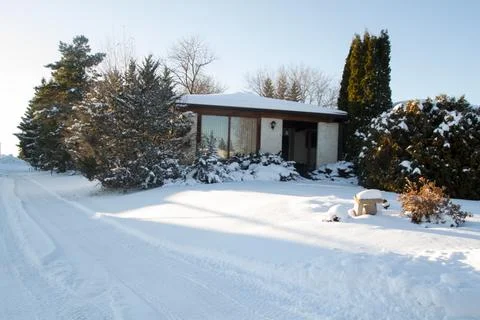 House snow Stock Photos