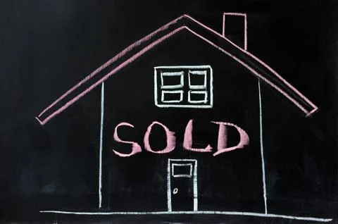 House sold Stock Photos