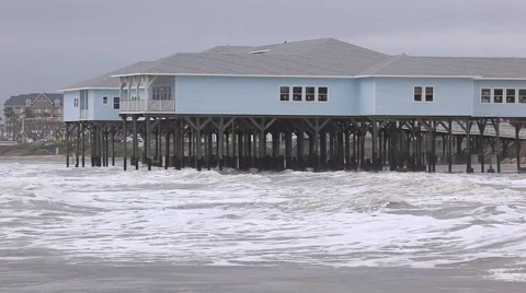 House on stilts in Texas Vidéo 62492649