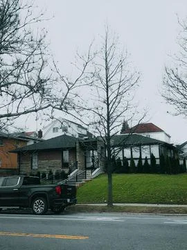 House in the suburbs Stock Photos