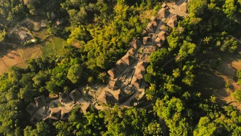 House of Sumba Stock Footage 302983077