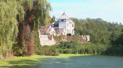 House at the swamp Stock Footage 12325311