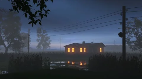 House in the swamp Stock Footage 48845825