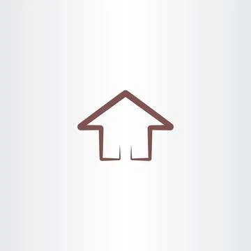House symbol design element Stock Illustration