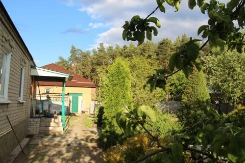 House threshold. Stock-Fotos