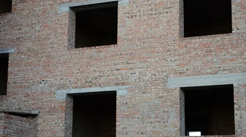 The house at the time of construction. Stock-Footage 65809549