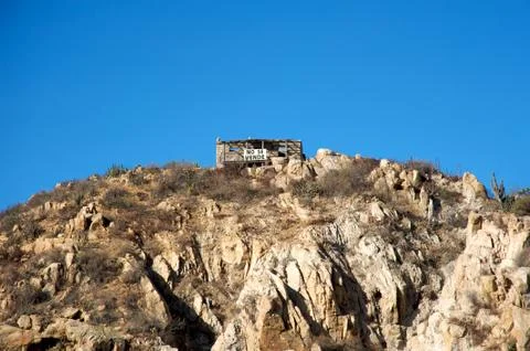 House on top of a mountain Stock Photos