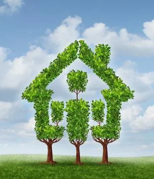 House tree Stock Illustration