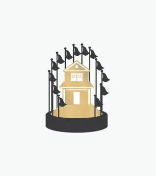 House trophy vector Stock Illustration