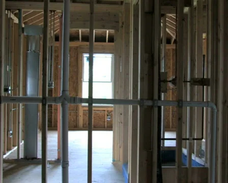 House Under Construction Stock Footage 475124