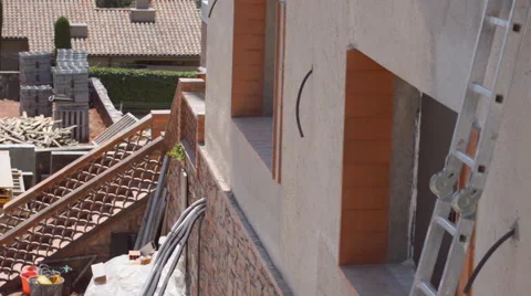 House Under Construction Stock Footage 54150057