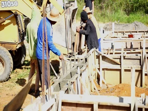 House under construction Stock Footage 103917604