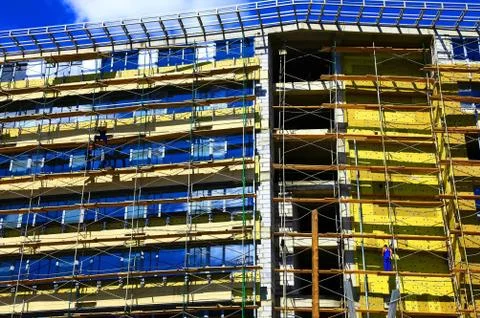 House under construction Stock Photos