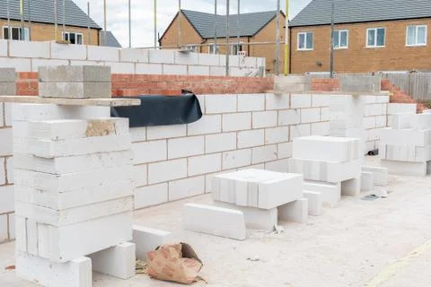 House under construction Stock Photos