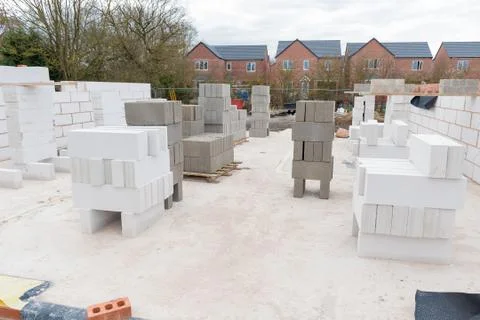 House under construction Stock Photos